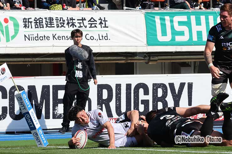 39分、北村2本目のトライ