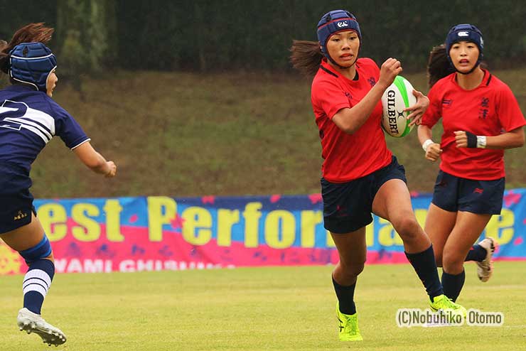 河邊ひなた（10月の全国U18女子セブンズで）