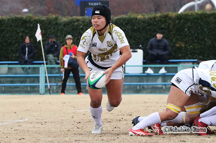北野和子 NO8 流経大スポーツ健康科学部2年 166/70 日本代表C2(2019AUS)