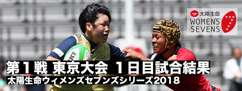 太陽生命ウィメンズセブンズシリーズ2018・東京大会第１日目試合結果