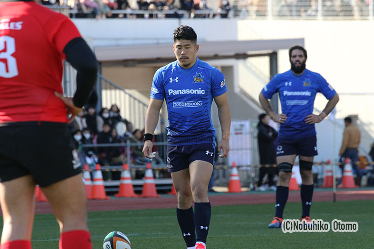 松田のPG。後半最初のスコアもパナソニックだった。