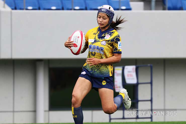 後半4分角川穂乃花のトライで29－0とし勝負を決めた