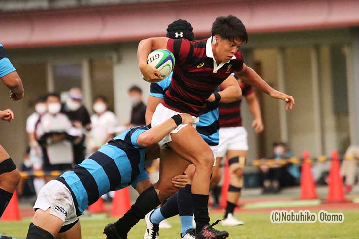 エースFB河瀬の決定力は健在。後半31分に今季初トライをあげた