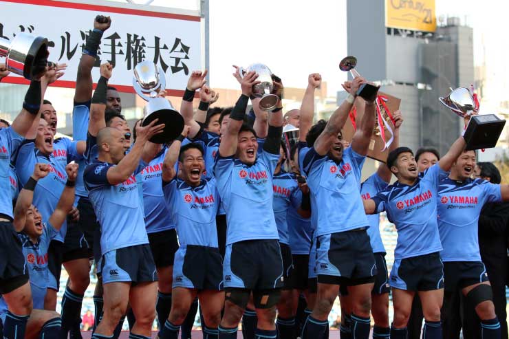 2014-2015年シーズンの日本選手権制覇。トップリーグではまだタイトル獲得していないヤマハ