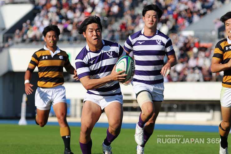 ルーキー・WTB秋濱のトライで再び明大がリード