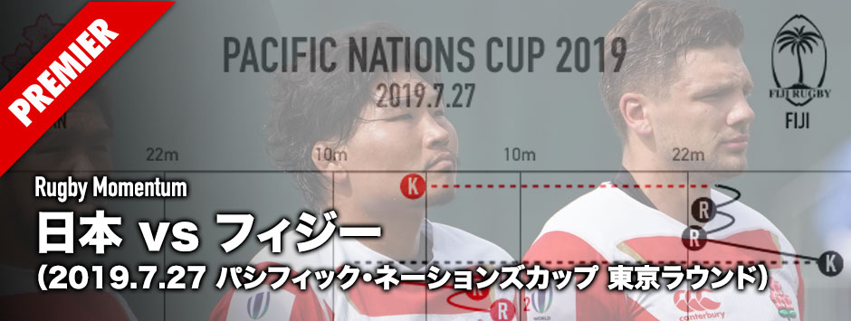 パシフィックネーションズカップ2019・日本ｖフィジー