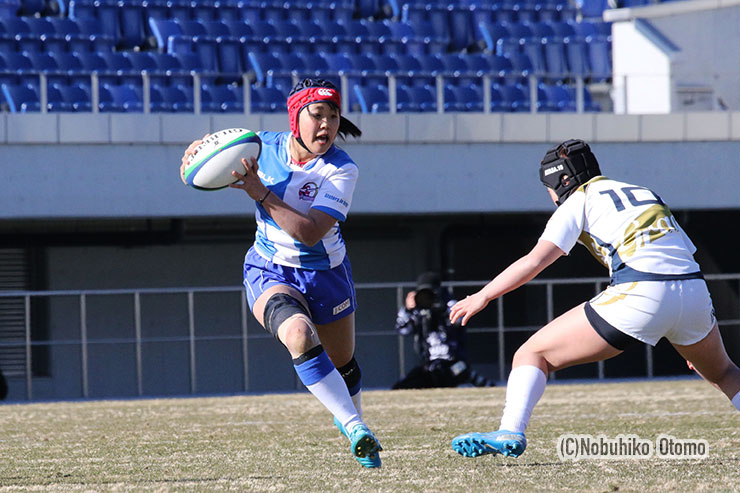 関東大会決勝を欠場したアルテミスターズSO高木萌結は思い切りの良いランでグレース陣に切り込んだ