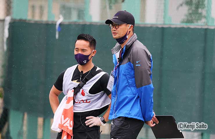 初陣を飾った明治大の神鳥監督